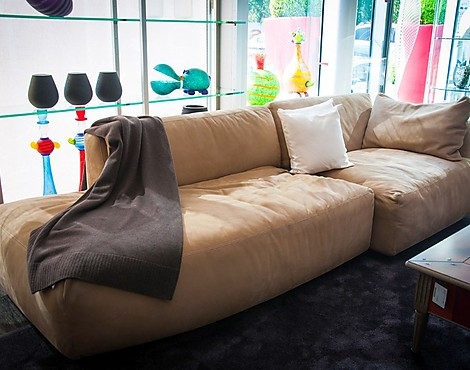 - schöne Sitzgarnitur in Leder - Copparo Plus