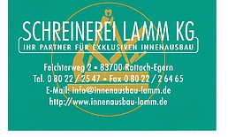 Schreinerei Lamm KG Logo: Küchen Rottach-Egern